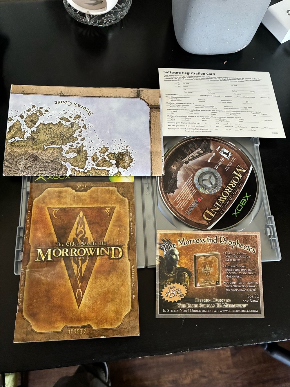 The Elder Scrolls III: Morrowind Original Xbox Game Case with Inserts